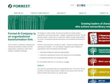 Tablet Screenshot of forrestandco.com